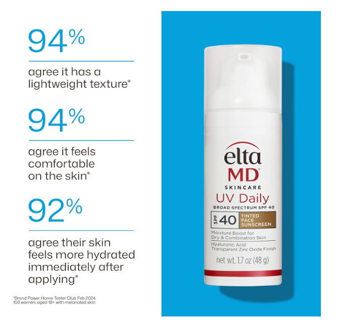 EltaMD UV Clear Broad-Spectrum SPF 40 Tinted Facial Sunscreen 48g