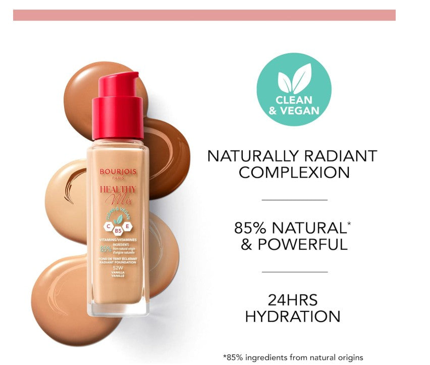 Bourjois Paris Healthy Mix Foundation 53W Light Beige 30ml
