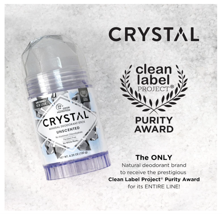 Crystal Essence Mineral Deodorant Stick Unscented 40g