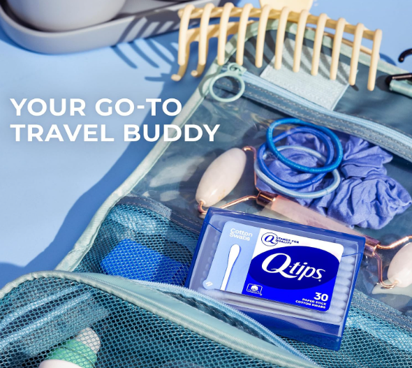 Q-tips Swabs Travel Pack 30 Counts