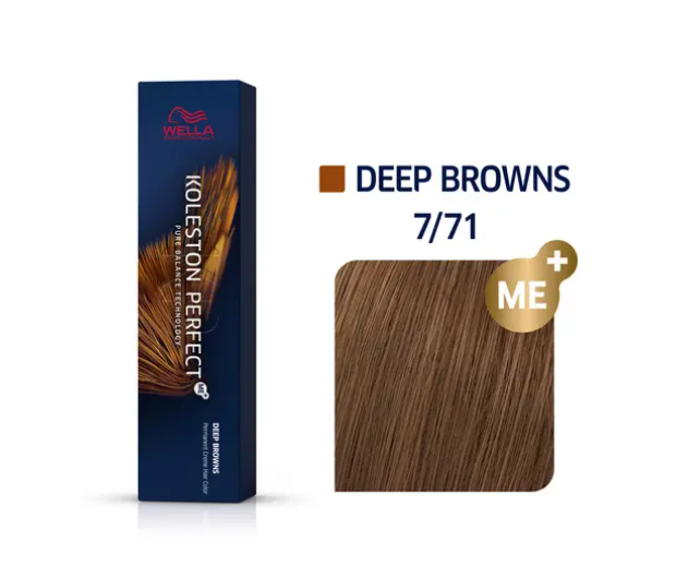 Wella Professionals Koleston Perfect Me+ 7/71 Medium Blonde Brown Ash 60ml