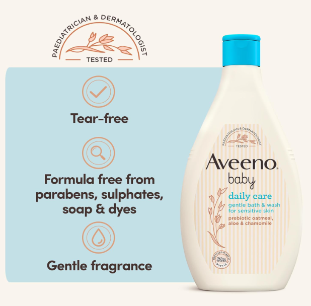 Aveeno Baby Daily Care Gentle Bath &amp; Wash 400ml