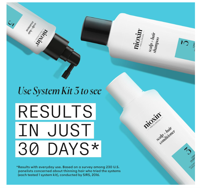 Nioxin System 3 Scalp &amp; Hair Cleanser Shampoo 1000ml