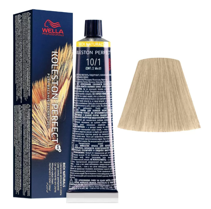 Wella Professionals Koleston Perfect Me 10/1 Light Blonde Ash 60ml – 3 Pack