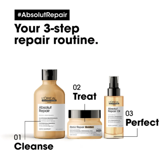 L'Oréal Professionnel Série Expert Absolut Repair Golden Mask with Gold Quinoa 250ml