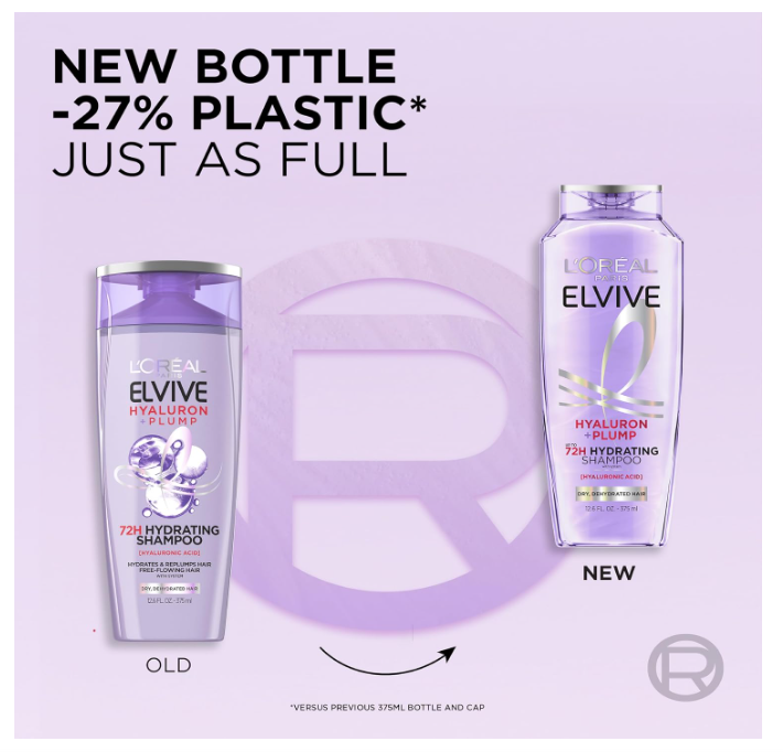 L'Oréal Paris Elvive Hyaluron Plump Hydrating Shampoo 375ml