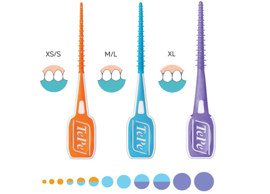 TePe EasyPick Dental Picks Orange XS/S 60 Pack