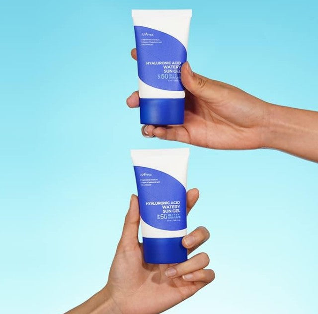 Isntree Hyaluronic Acid Watery Sun Gel SPF50+ PA++++ 2-Pack, 2 x 50ml
