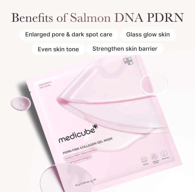 Medicube PDRN Pink Collagen Jelly Gel Mask (Box of 4)
