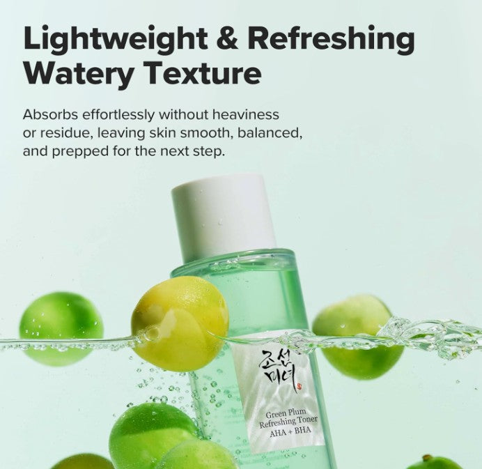 Beauty of Joseon Green Plum Refreshing Toner : AHA + BHA 152ml