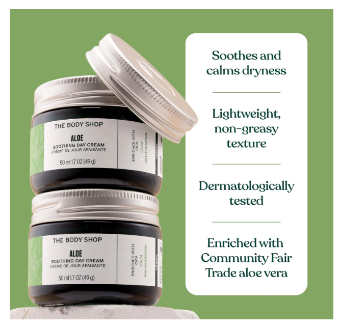 The Body Shop Aloe Soothing Day Cream 50ml