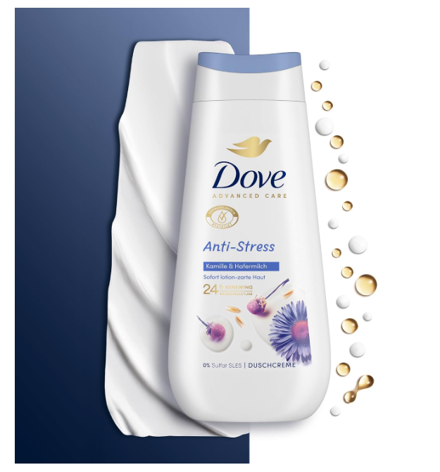 Dove Advanced Care Anti-Stress Shower Cream 225ml