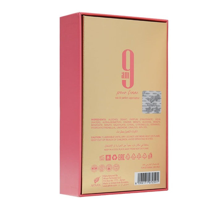 Afnan 9AM Pour Femme Eau de Parfum 100ml
