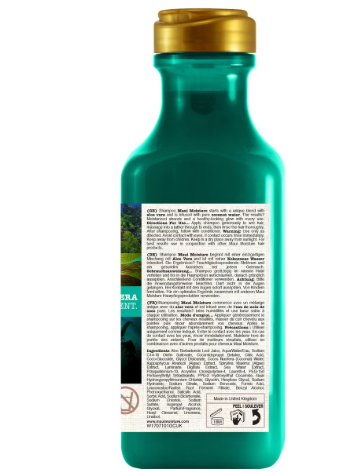 Maui Moisture Vegan Sea Minerals Colour Aloe Vera Shampoo for Coloured Hair 385ml