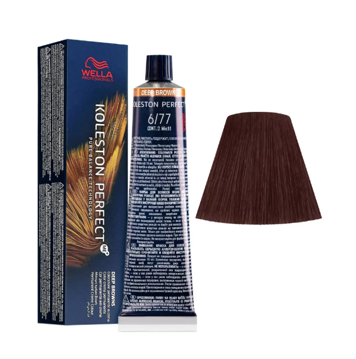 Wella Professionals Koleston Perfect Me+ 6/77 Dark Blonde Deep Brown 60ml