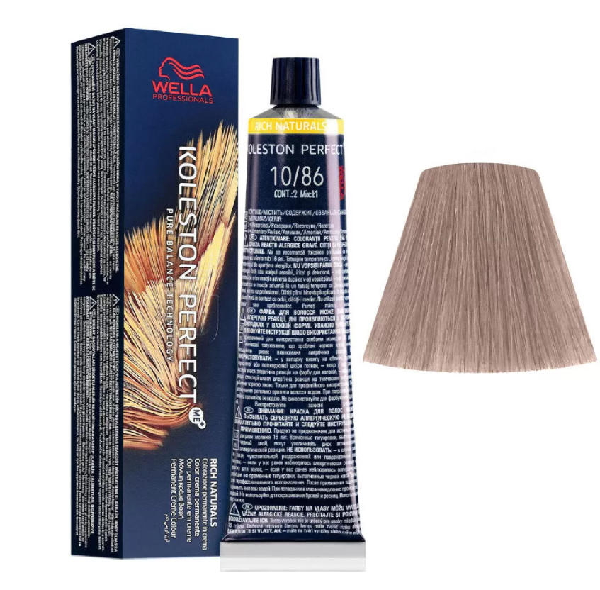 Wella Koleston Perfect ME 10/86 Light Blonde Pearl-Violet 60ml