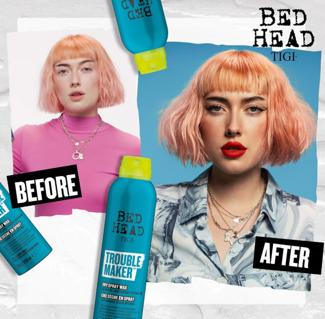 Bed Head by TIGI Trouble Maker Texture Finishing Wax Spray 200ml