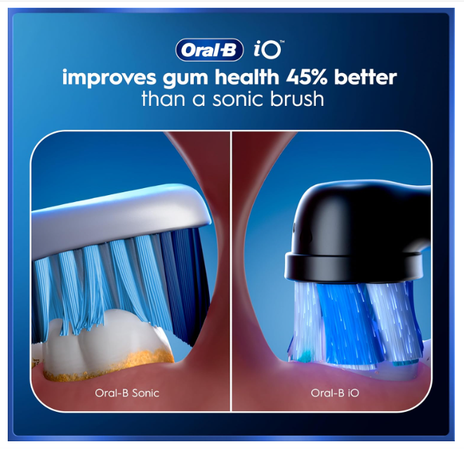 Oral-B iO Series 9 Electric Toothbrush White Alabaster with Charging Case & Fast Charger