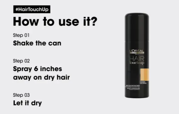 L'Oréal Professionnel Paris Hair Touch Up Blonde Root Concealer 75ml