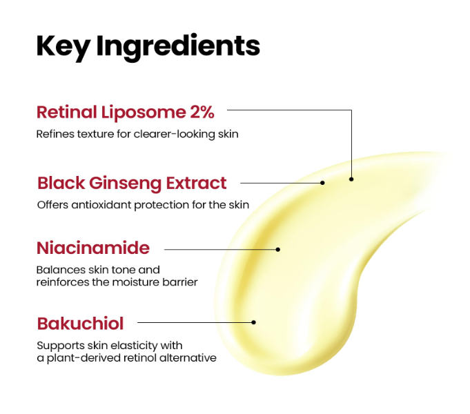 K-Secret Seoul 1988 Serum Retinal Liposome 2% + Black Ginseng 30ml