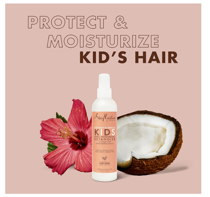 SheaMoisture Coconut &amp; Hibiscus Kids Extra-Moisturizing Detangler Spray 237ml
