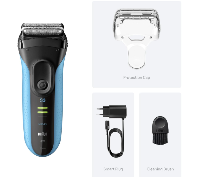 Braun Series 3 ProSkin Electric Shaver Blue