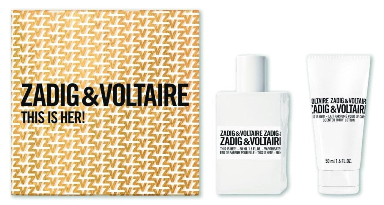 Zadig & Voltaire This Is Her! 2 Piece Gift Set Eau de Parfum 50ml & Body Lotion 50ml