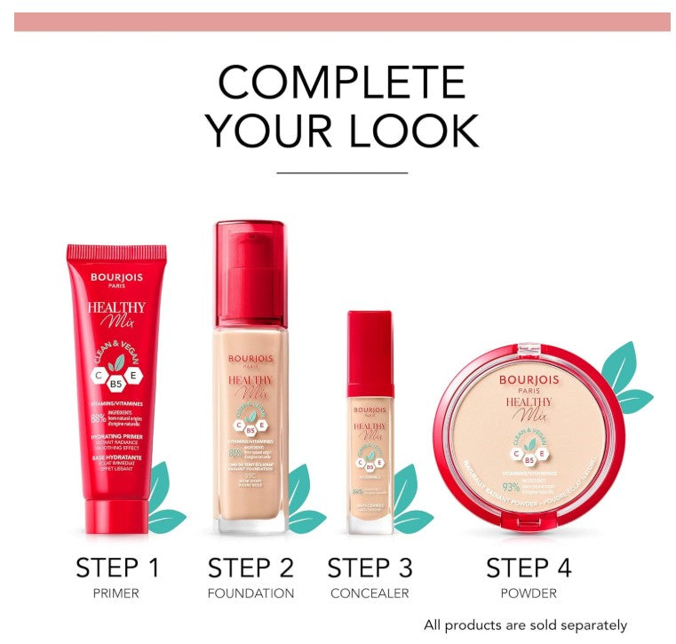 Bourjois Paris Healthy Mix Foundation 53W Light Beige 30ml