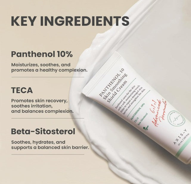 AXIS-Y Panthenol 10 Skin Smoothing Shield Cream 50ml