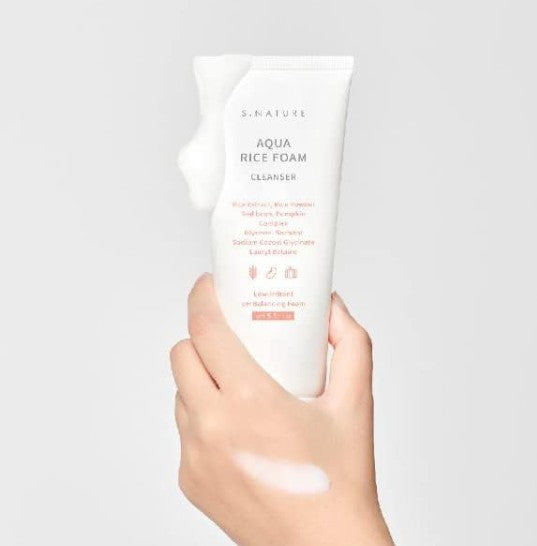 S.Nature Aqua Rice Foam Cleanser 160ml