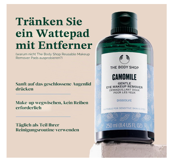 The Body Shop Camomile Gentle Eye Make-Up Remover 250ml