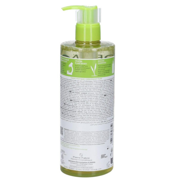 A-Derma Exomega Control Emollient Cleansing Shower Oil 500ml