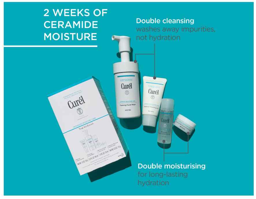 Curél Facial Cleansing Trial Kit