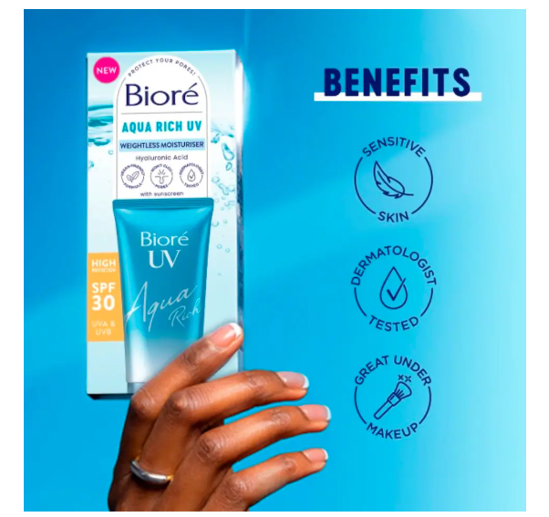 Bioré UV Aqua Rich Watery Essence High Protection SPF30 UVA & UVB 50ml