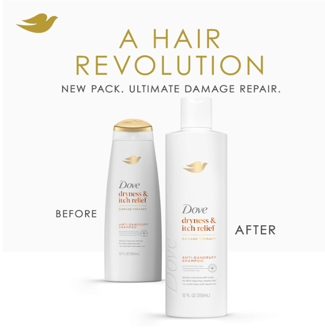 Dove Dryness & Itch Relief Shampoo 355ml