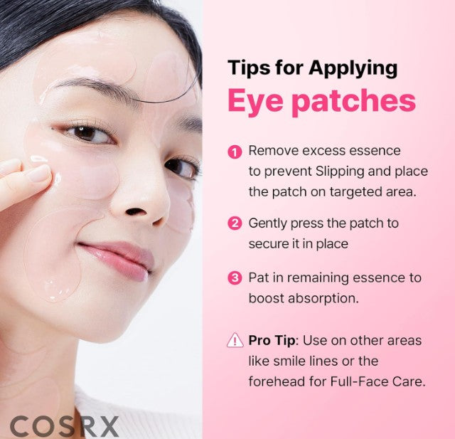 COSRX Pink Peptide Collagen Hydrogel Eye Patches