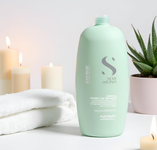 Alfaparf Milano Semi Di Lino Scalp Relief Calming Micellar Shampoo 1000ml