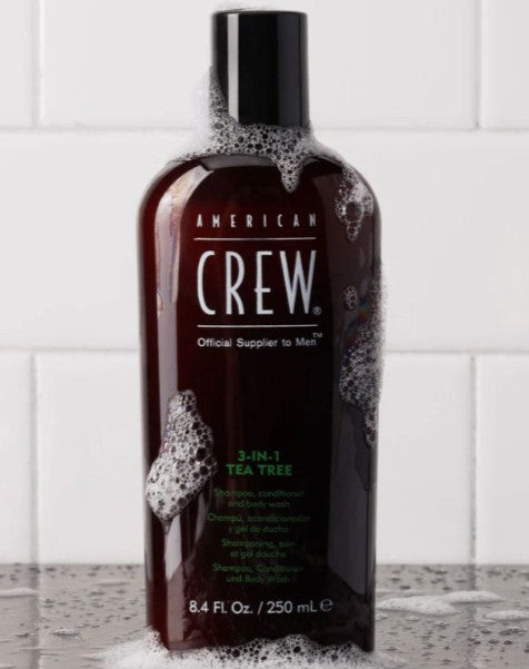 American Crew 3-in-1 Tea Tree Shampoo, Conditioner &amp; Body Wash 450ml