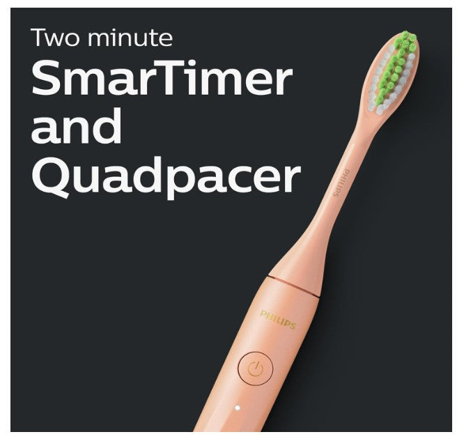 Philips One by Sonicare Rechargeable Electric Toothbrush Champagne HY1200/05