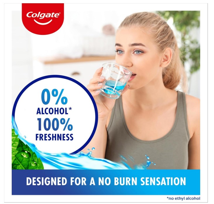 Colgate Plax Cool Mint Mouthwash 100ml 12-Pack