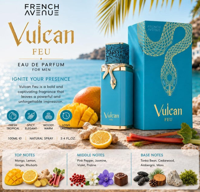 Fragrance World French Avenue Vulcan Feu Eau De Parfum 100ml