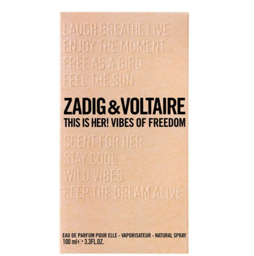 Zadig &amp; Voltaire This Is Her! Vibes of Freedom Eau De Parfum 100ml