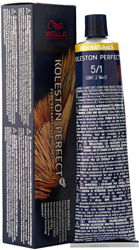 Wella Professionals Koleston Perfect Me+ 5/1 Light Brown Ash 60ml