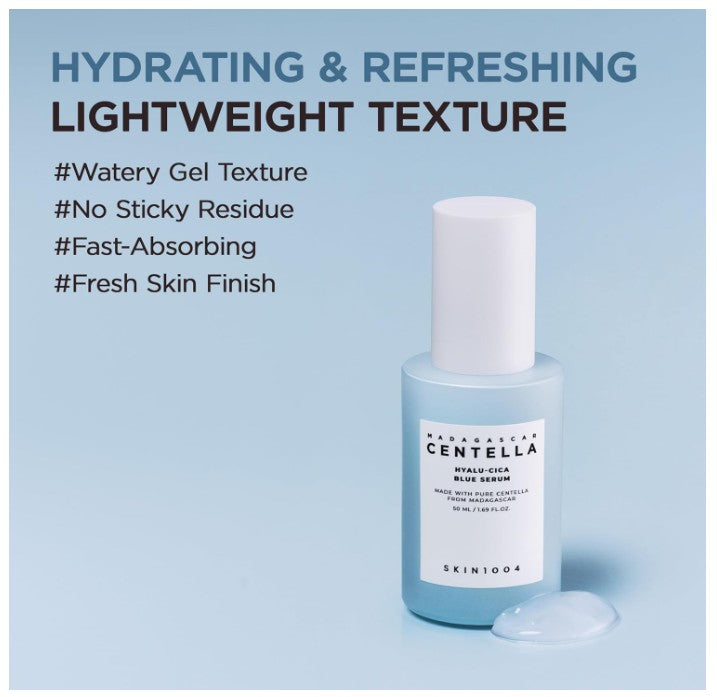 SKIN1004 Madagascar Centella Hyalu-Cica Blue Serum 50ml