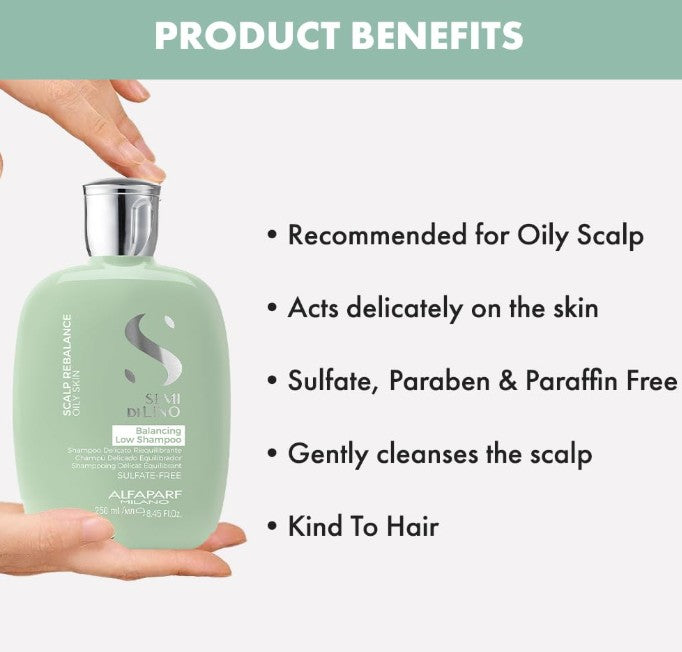 Alfaparf Milano Semi Di Lino Scalp Rebalance Balancing Low Shampoo