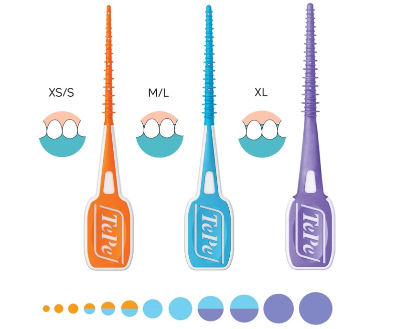 TePe EasyPick Dental Picks Purple XL 36 Pack