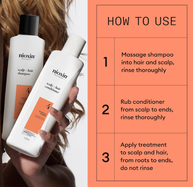 Nioxin Scalp + Hair Thickening System 4 Compact Kit