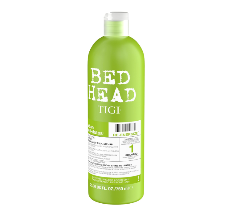 Bed Head by TIGI Re-Energize Urban Antidote Shampoo 750ml