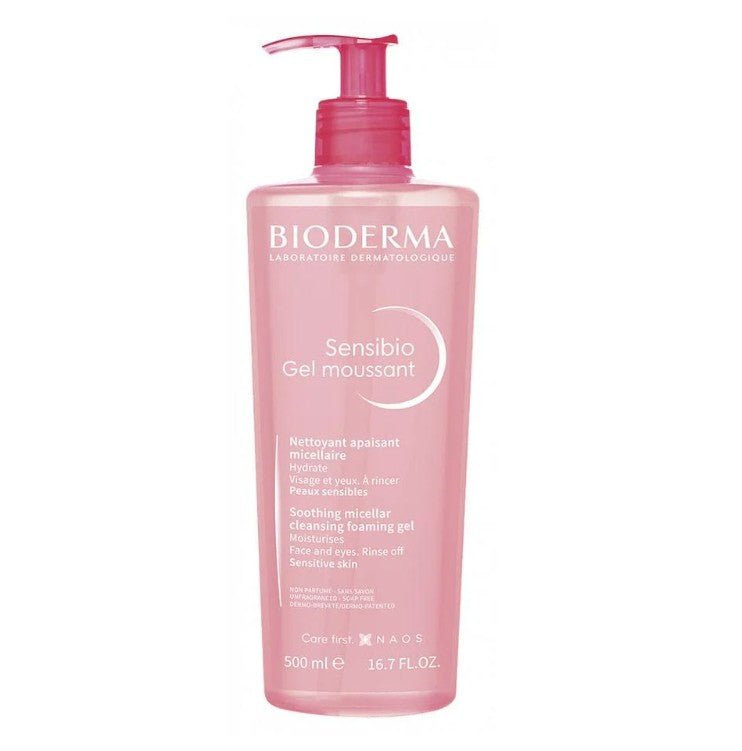 Bioderma Sébium Foaming Gel Ultra-Gentle Purifying Cleanser 500ml