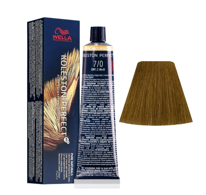 Wella Professionals Koleston Perfect Me 7/0 Medium Blonde 60ml – 3 Pack